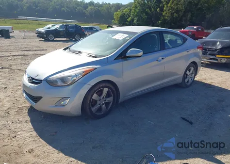 2012 Hyundai Elantra Gls из США, поврежденный, VIN 5NPDH4AE5CH091236